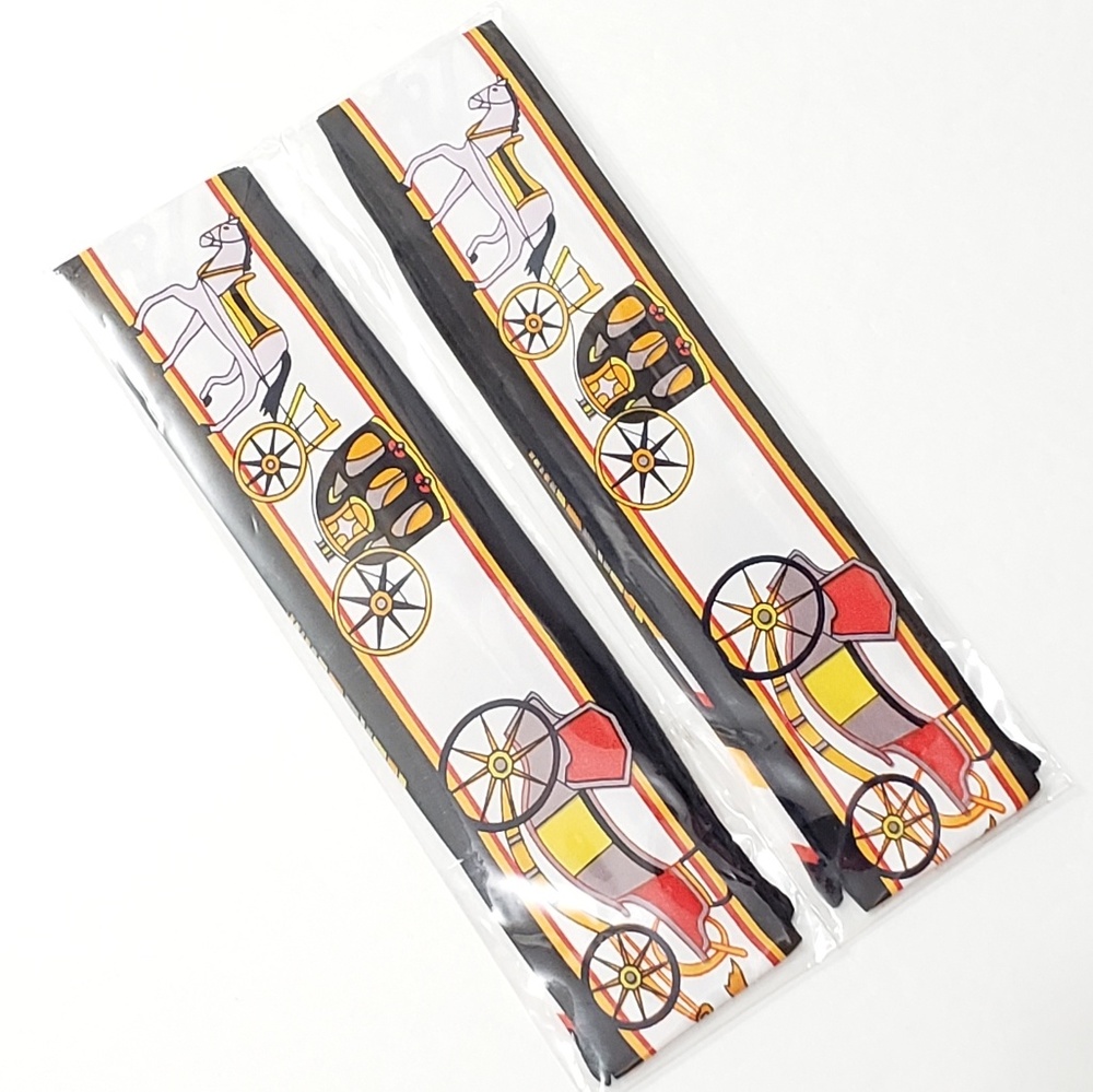 ⤵⤵2pcs Exquisite Horse Design Cotton Scarves